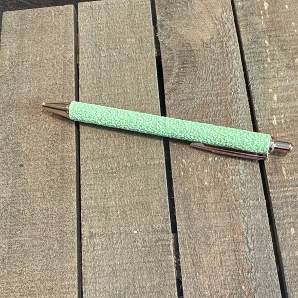 Other - Lime green glitter pen